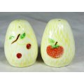 Character Salt & Pepper Set - Berry Motif - Beautiful! - Bid Now!!!