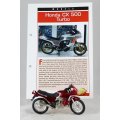 Maisto - Honda CX 500 Turbo - Bike + Info Sheet - Bid now!