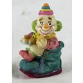 Small Clown Sitting & Eating in Shoe - Gorgeous! - Bid Now!!!