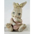 Small Seated Bunny - Gorgeous! - Bid Now!!!