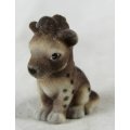 Miniature Suede Baby Hyena - Gorgeous! - Bid Now!!!