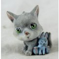 Miniature Suede Kitten - Gorgeous! - Bid Now!!!