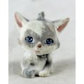 Miniature Suede Kitten Licking Paw - Gorgeous! - Bid Now!!!