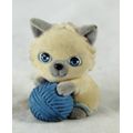 Miniature Suede Kitten with Wool - Gorgeous! - Bid Now!!!