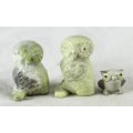 Miniature Printers Tray - Owls - Set of 3 - Gorgeous! - Bid Now!!!