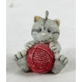 Miniature Printers Tray - Kitten with Wool - Gorgeous! - Bid Now!!!