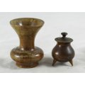 Miniature Printers Tray - Wooden Posy Vase & 3 Legged Pot - Gorgeous! - Bid Now!!!