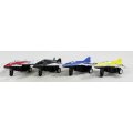 Plastic Fighter Planes - Set of 4 - Gorgeous! - Bid Now!!!