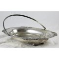 Footed Bowl with Handle - Silver Plated - Beautiful!! - Bid Now!