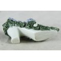 Miniature Shoe - Covered with Flowers - Beautiful! - Bid Now!!!