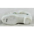 Miniature Gorman Shoe- White with Rose - Beautiful! - Bid Now!!!
