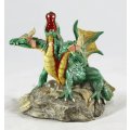 Green 3 Headed Dragon - Beautiful! - Bid Now!!!