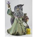 Very Large Wizard with Book & Crystal - Beautiful! - Bid Now!!!