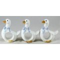 Trio of Ducks - Serviette Holders - Gorgeous! - Bid Now!!!