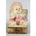 Seated Baby in Pink - BID NOW!!!!