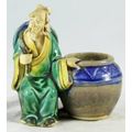 Mud Man sitting next to Big Pot - BID NOW!!!!