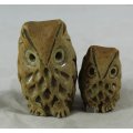Pair of miniature Owls - BID NOW!!!!