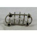 Very Small Silver Plated Bread Rack - BID NOW!!!!