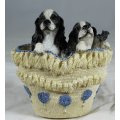 Cocker Spaniel Puppies in a Basket - BID NOW!!!