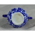 Miniature Blue & White - Two Handled Vase - Beautiful! - Bid Now!!!