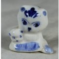 Miniature Blue & White - Cat - Beautiful! - Bid Now!!!