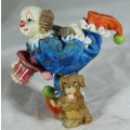 Dancing Clown with Dog - BID NOW!!!