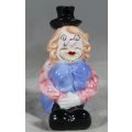 Seated Clown with Pulled up Legs - BID NOW!!!