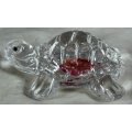 Small Glass - Tortoise - Red - BID NOW!!!!
