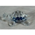 Small Glass - Tortoise - Dark Blue - BID NOW!!!!