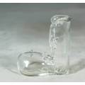 Small Glass Boot - Bid Now!!