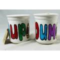 Ouma and Oupa mugs (set) - Bid Now!!