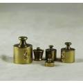 Miniature Brass Set of 5 weights- Bid Now!!