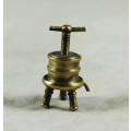 Miniature Brass Vintage Clothes Press- Bid Now!!