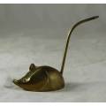 Miniature Brass Mouse- Bid Now!!