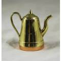 Miniature Brass and Copper Kettle - Bid Now!!