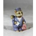 Small Rabbit Figure - Postman -  Bid Now!!