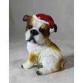 Christmas Decorated Bulldog -  Bid Now!!