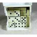 Dominos in Leather Box (28 Pieces)  - Bid Now!!