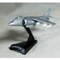 Postage Stamp Planes - Metal Die Cast on Stand -  Mc Donald Douglas AV-8B Harrer 2 - Bid Now!!