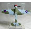 Postage Stamp Planes - Metal Die Cast on Stand -   Hawker Typhoon  - Bid Now!!