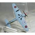 Postage Stamp Planes - Metal Die Cast on Stand -   Hawker Typhoon  - Bid Now!!