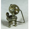Miniature brass - Spinning wheel -  Gorgeous! - Bid Now!!!