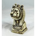 Lion with snake figurine - Bid Now!!!