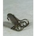 Miniature brass - Rocking Chair  - Bid Now!!!