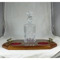 Desk Tray with Heavy Glass Decanter - Branded Toyota - Amazing!!!! - BID NOW!!