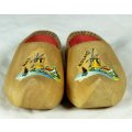 Small Pair of Wooden Dutch Shoes - Beautiful!!!!! - Bid Now!!!