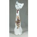 Tall Crackled Glaze Cat - Stunning!!!! - Bid Now!!!