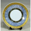Display Plate -  Absolutely Beautiful - Small Trinket Plate - Blue Accents - Bid Now!!!