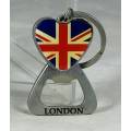 BOTTLE OPENER & KEY RING -  LONDON - BID NOW !!!