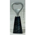 BOTTLE OPENER - MARBLE AND SILVER - BID NOW!!!